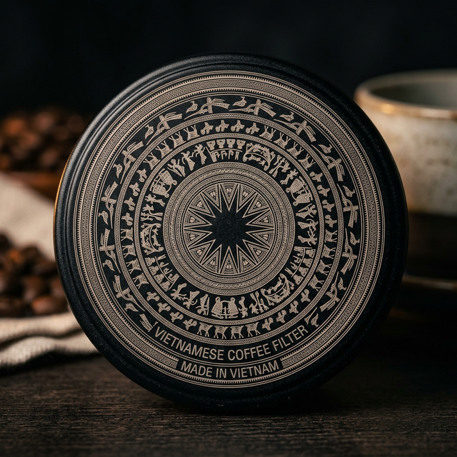 Khắc laser logo lên phin cà phê – PhinGift